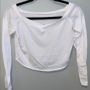 White Crop top